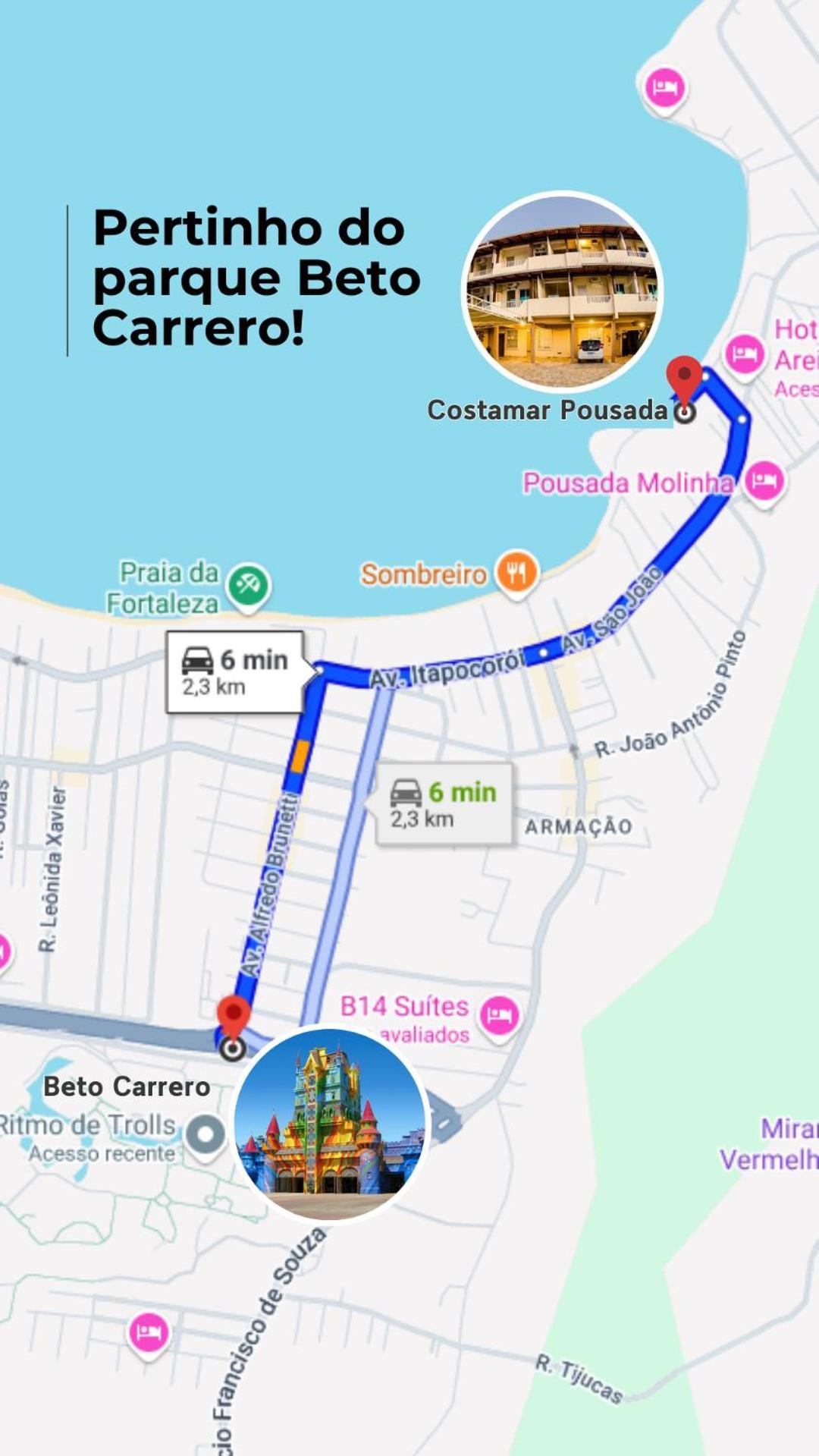 Costamar Pousada Penha  Esterno foto